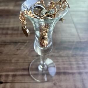 Mystery Jewelry Jar! Golden Tones, Elegant Fun! All Wearable, No Junk!